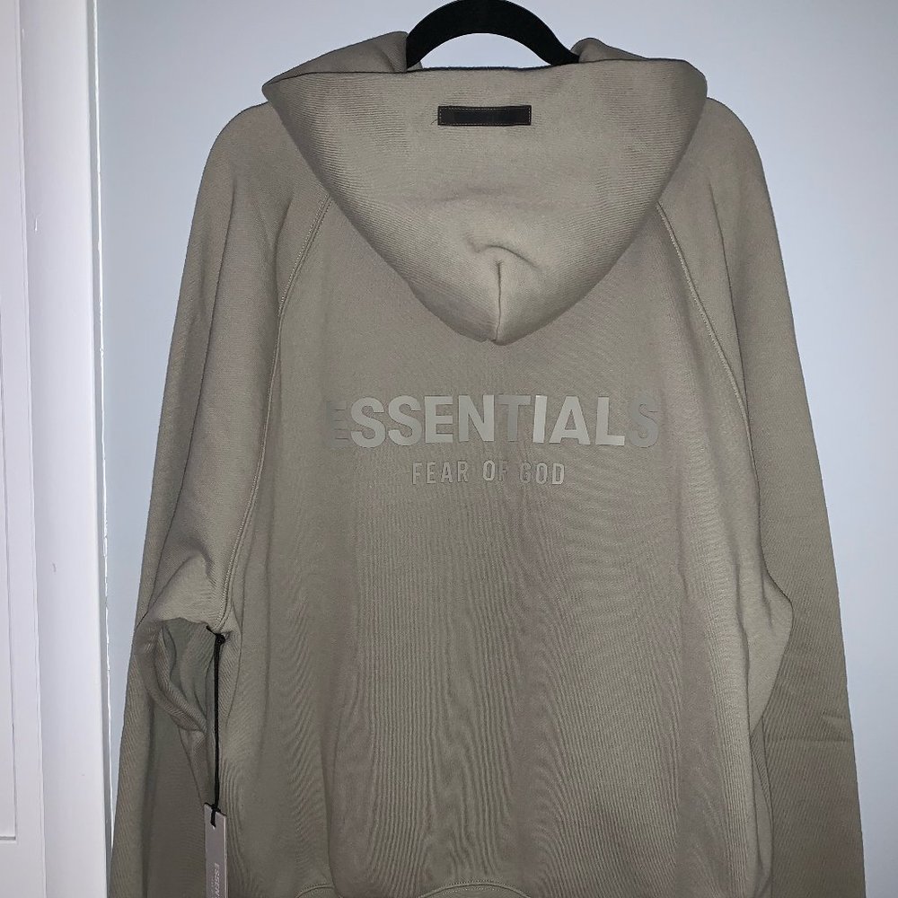 Essentials Fear Of God Hoodie Pistachio Men's Large